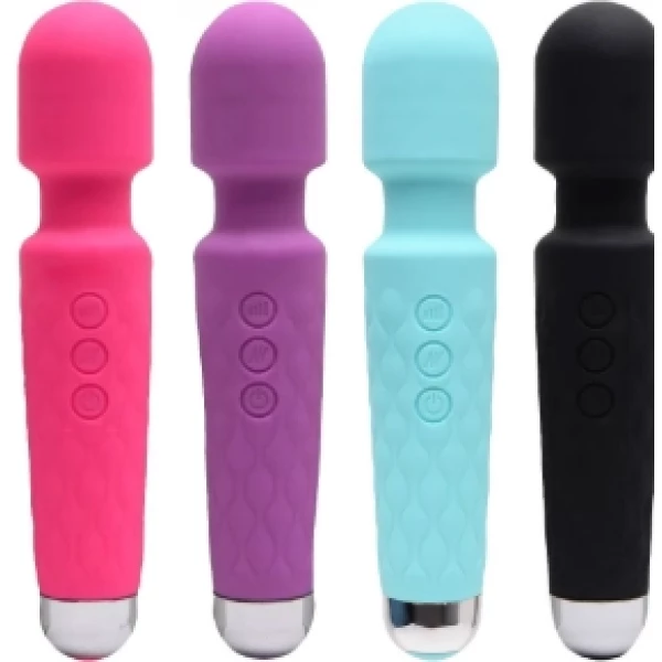 Vibrador Silicone recarregável - cores diversas