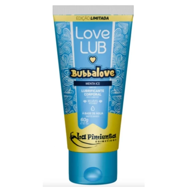 Lubrificante Love Lub La Pimienta Bubbalove Edição Limitada Sabor MENTA ICE