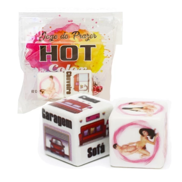  Jogo do Prazer Hot COLOR com 02 Dados