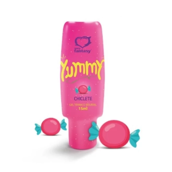 Gel Térmico Comestível para Sexo Oral Yummy 15 ml - Sexy Fantasy - CHICLETE