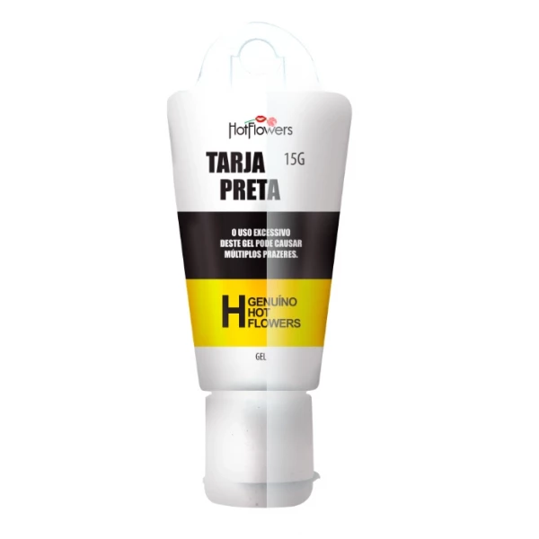 TARJA PRETA - Gel com toque picante que eleva a relação.
