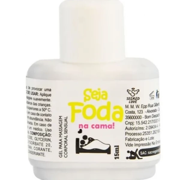 Gel Adstrigente Seja Foda Na Cama 15ml Segred Love