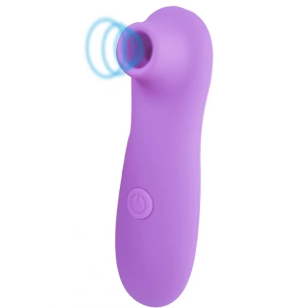 Sugador Estimulador Clitoris Portatil 10 Velocidades Mamilo Ponto G Orgasmo Pulsação Toque aveludado