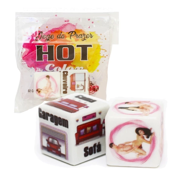  Jogo do Prazer Hot COLOR com 02 Dados