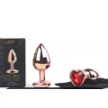 Plug Anal - Intt - rose com pedra lilás